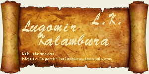 Lugomir Kalambura vizit kartica